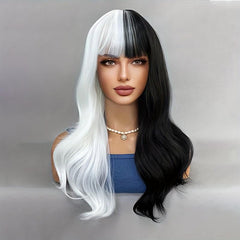 Long Curly Half Wig Synthetic Hair for Daily Party Halloween Cosplay