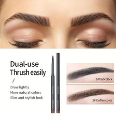 Auto Rotating Eyebrow Pencil Brown Coffee Waterproof Anti Smudge Novice Liner