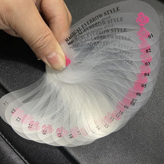 Eyebrow Stamp Stencil Kit Reusable Eyebrow Template 3 Minutes Makeup