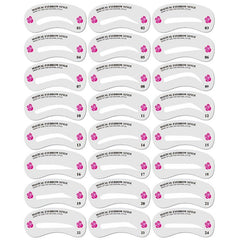 Eyebrow Stamp Stencil Kit Reusable Eyebrow Template 3 Minutes Makeup