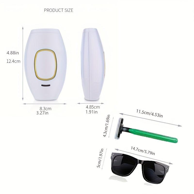 3-in-1 IPL Hair Removal Laser for Face Leg Arm Back Body Hair Remover