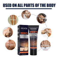60ml Men Hair Removal Cream Painless Hair Remover Soothing Unwanted Body Hair