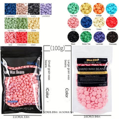 100g Bulk Hard Wax Beads for Painless Hair Removal - Natural and Safe