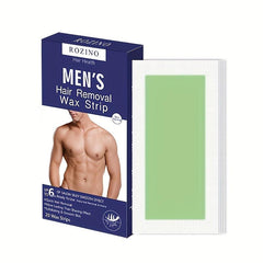 20 Sheets Portable Wax Strips for Men Hair Removal At Home