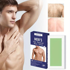 20 Sheets Portable Wax Strips for Men Hair Removal At Home