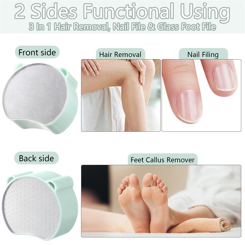 Double Sided Painless Hair Removal Epilator Eraser Washable Epilator