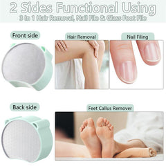 Double Sided Painless Hair Removal Epilator Eraser Washable Epilator