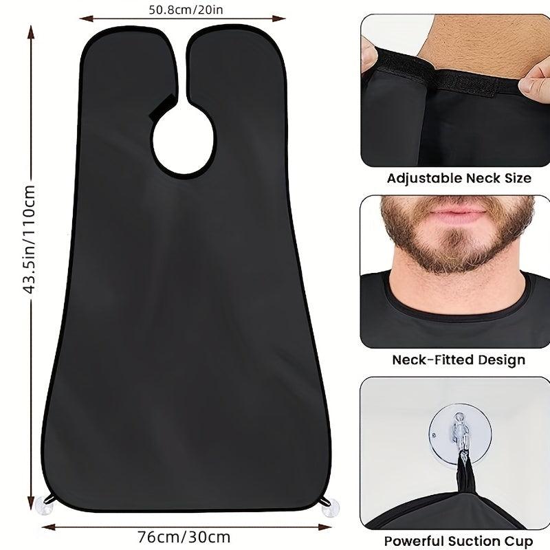 Beard Bib Apron For Men Hair Catcher - Shaving Grooming Accessories