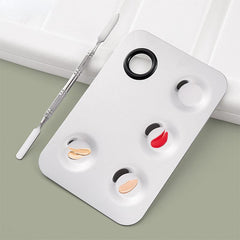Stainless Steel Dual Head Makeup Toner Spatula Mixing Stick