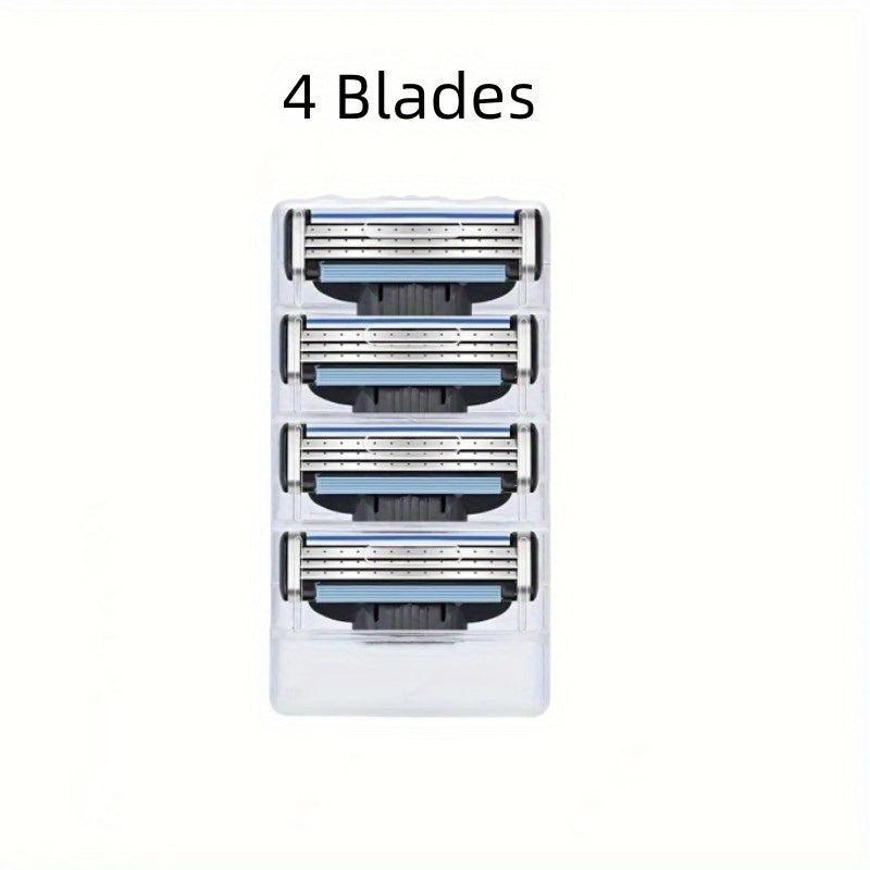 Sharp 3 Layer Razor Blades 12 8 4pcs Replacement Blades Vintage Wet Shaving