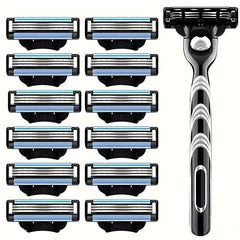 Sharp 3 Layer Razor Blades 12 8 4pcs Replacement Blades Vintage Wet Shaving