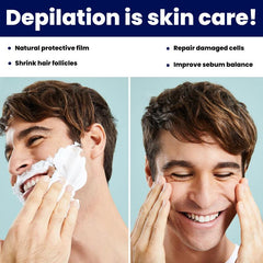 Men's Hair Removal Cream for Sensitive Areas