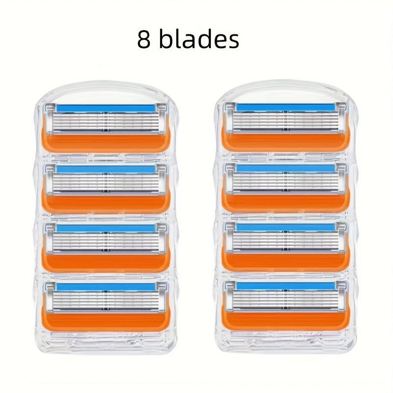 Sharp 5 layer Razor Blades 36 24 12 8 4pcs Replacement Blades Stainless Steel