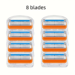 Sharp 5 layer Razor Blades 36 24 12 8 4pcs Replacement Blades Stainless Steel
