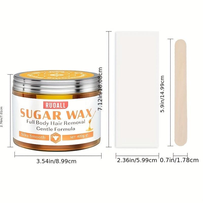 Organic Sugar Wax Hair Removal Kit - Sensitive Skin