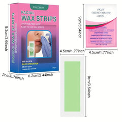30PCS Body Wax Strips With Wet Tissues for Painless Hair Removal