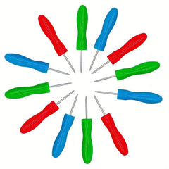 1PC Eyelash Glue Bottle Needle Plastic Handle Pin for Salon Home