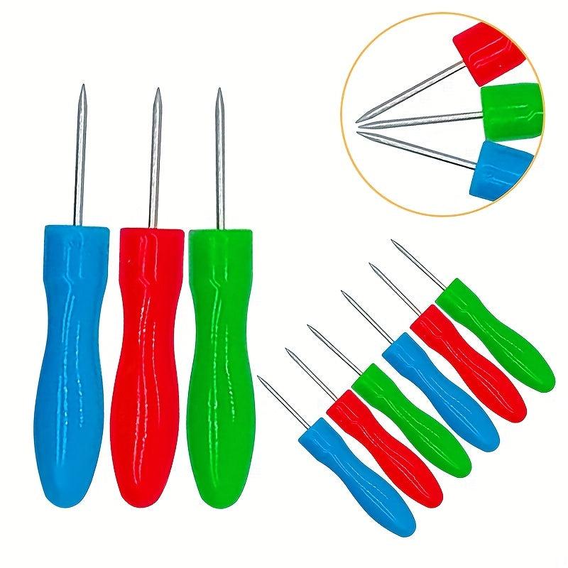 1PC Eyelash Glue Bottle Needle Plastic Handle Pin for Salon Home