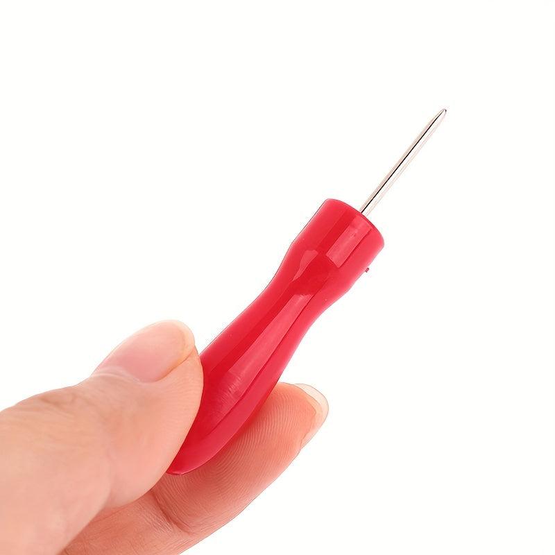 1PC Eyelash Glue Bottle Needle Plastic Handle Pin for Salon Home