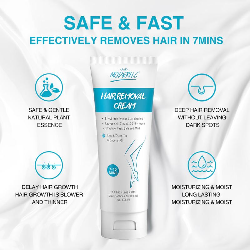 Aloe Hair Removal Cream for Men and Women Moisturizing Formula 120g