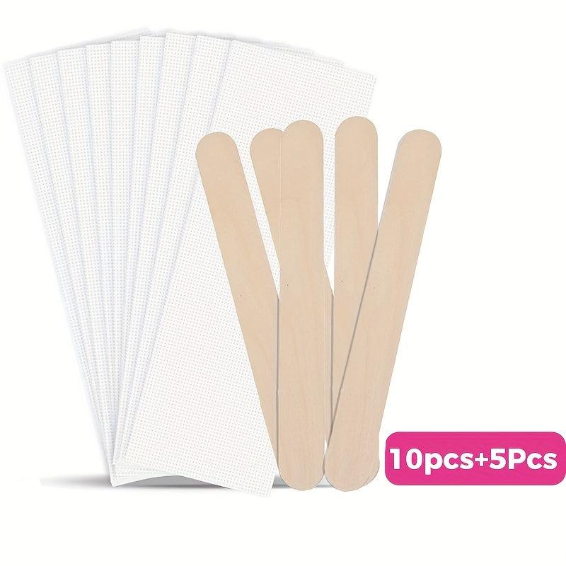 Natural Sugar Wax Hair Removal Kit for Bikini Brazilian Arms Legs Waxing
