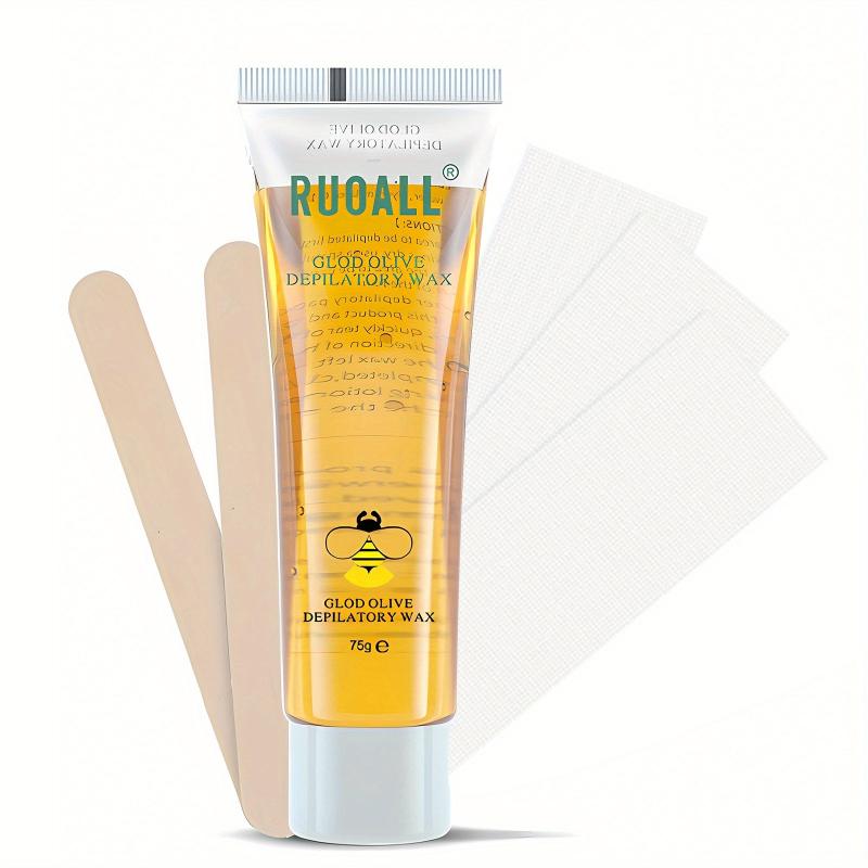 Natural Sugar Wax Hair Removal Kit for Bikini Brazilian Arms Legs Waxing
