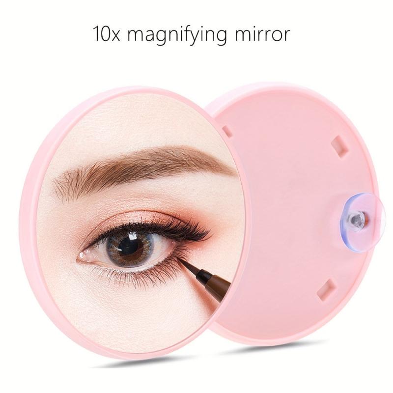 4pcs Stainless Steel Acne Needle Set With 10X Magnification Mirror