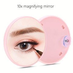 4pcs Stainless Steel Acne Needle Set With 10X Magnification Mirror