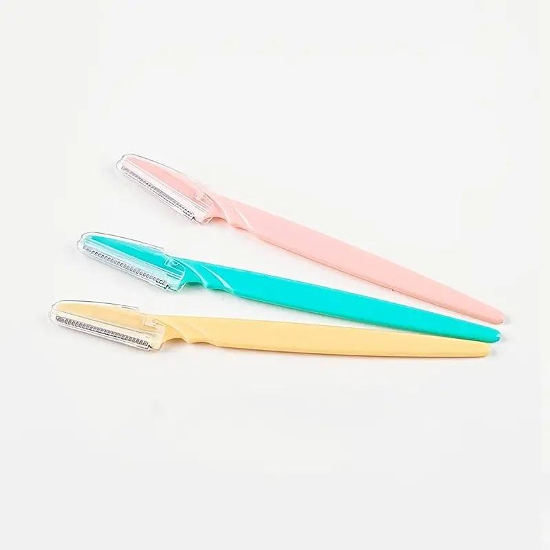 100 Pcs Eyebrow Razor Exfoliating Dermaplaning Tool Eyebrow Shaper Face Razor