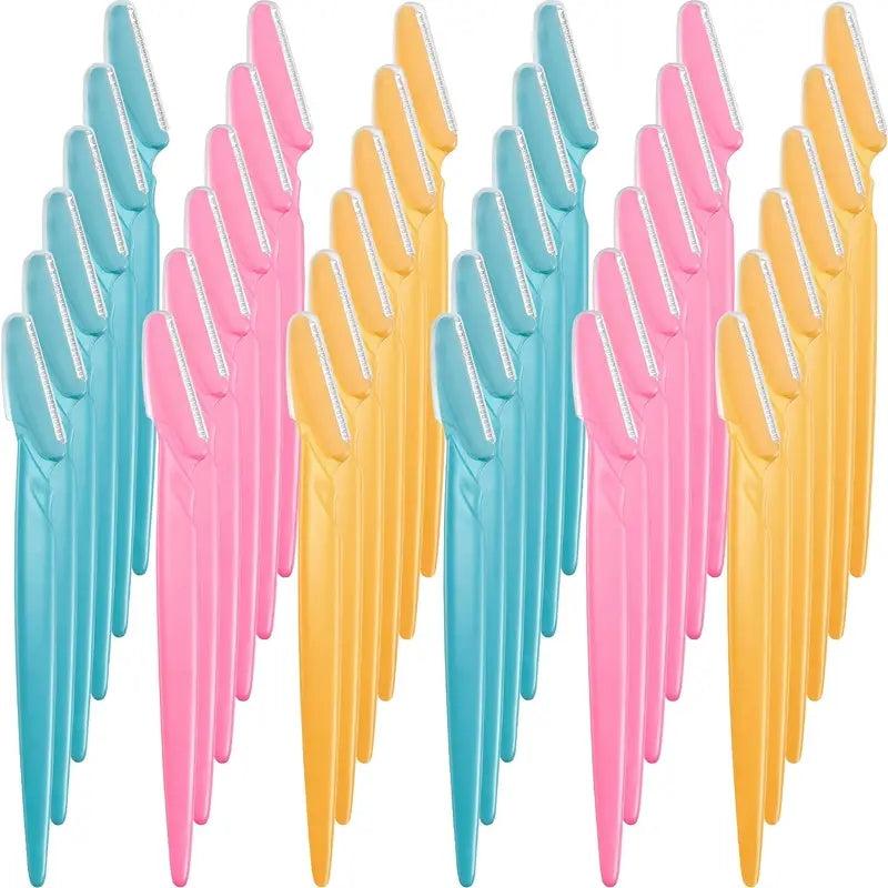 100 Pcs Eyebrow Razor Exfoliating Dermaplaning Tool Eyebrow Shaper Face Razor