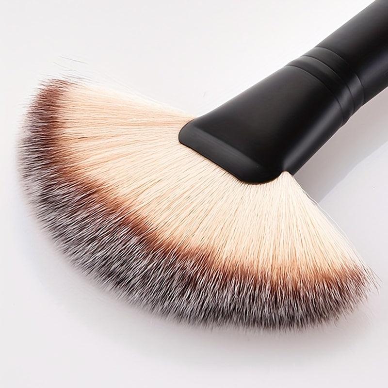 Fan Makeup Brush Highlighter Blush Bronzer Cheekbones Brush