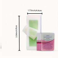 Portable Facial Hair Depilatory Strips for Men & Women