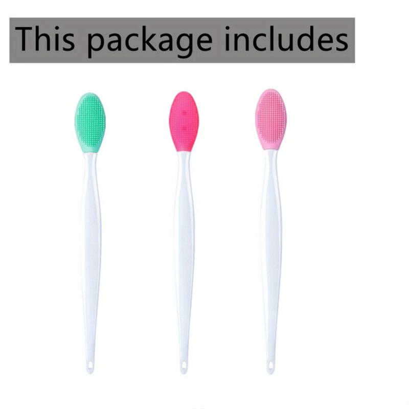Face Silicone Brush Cleaning Tool Double Sided Brush Nose Cleaning