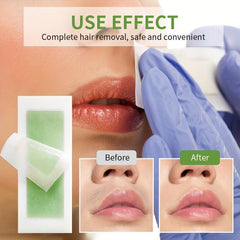 60 Counts Wax Strips Kit for Painless Hair Removal