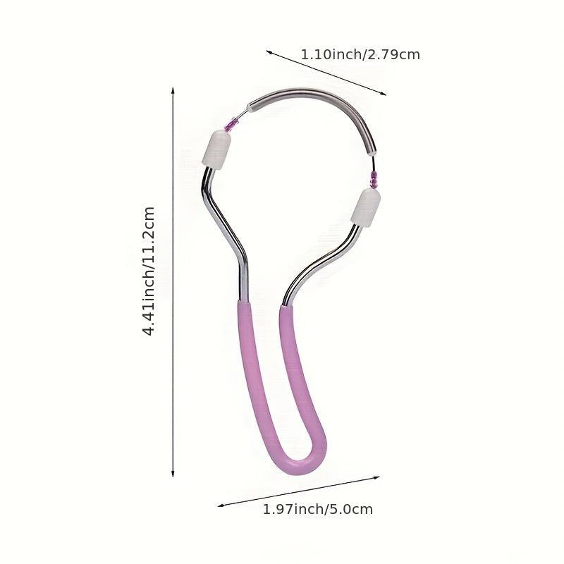 Spring Facial Hair Remover Women Stainless Steel Portable Epilator