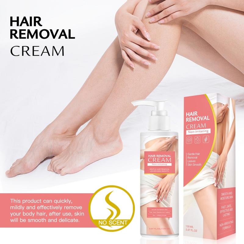 Women's Hair Removal Cream - Painless Flawless Hair Remover