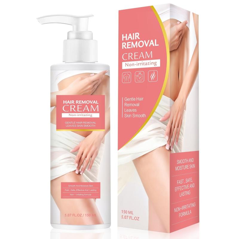 Women's Hair Removal Cream - Painless Flawless Hair Remover