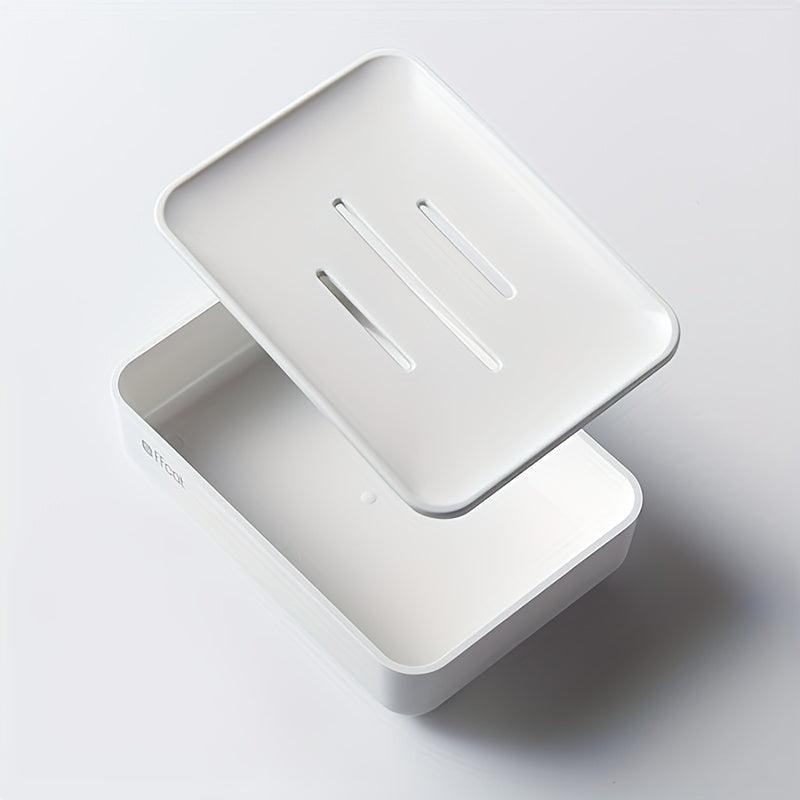 Double Layer Drain Soap Box Plastic Soap Rack Waterproof Soap Rack Shelf