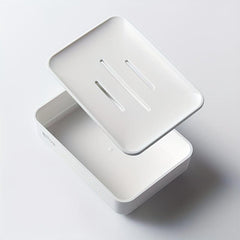 Double Layer Drain Soap Box Plastic Soap Rack Waterproof Soap Rack Shelf