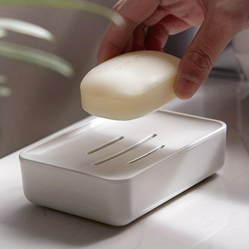 Double Layer Drain Soap Box Plastic Soap Rack Waterproof Soap Rack Shelf