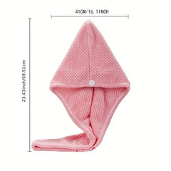 Quick Drying Hair Towel Wrap Double Layer Thickened for Women