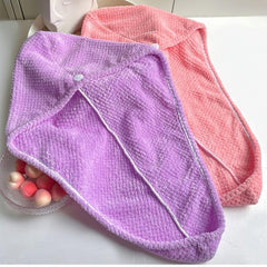 Quick Drying Hair Towel Wrap Double Layer Thickened for Women