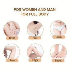 Sugar Wax Hair Remover For Men & Women 100% Natural Formula 400g