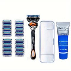 Sharp 5 Layer Razor Blades Replacement for Wet Shaving Safety Razor
