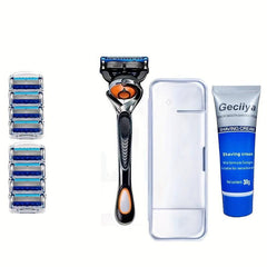 Sharp 5 Layer Razor Blades Replacement for Wet Shaving Safety Razor