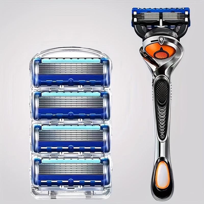 Sharp 5 Layer Razor Blades Replacement for Wet Shaving Safety Razor