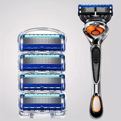 Sharp 5 Layer Razor Blades Replacement for Wet Shaving Safety Razor
