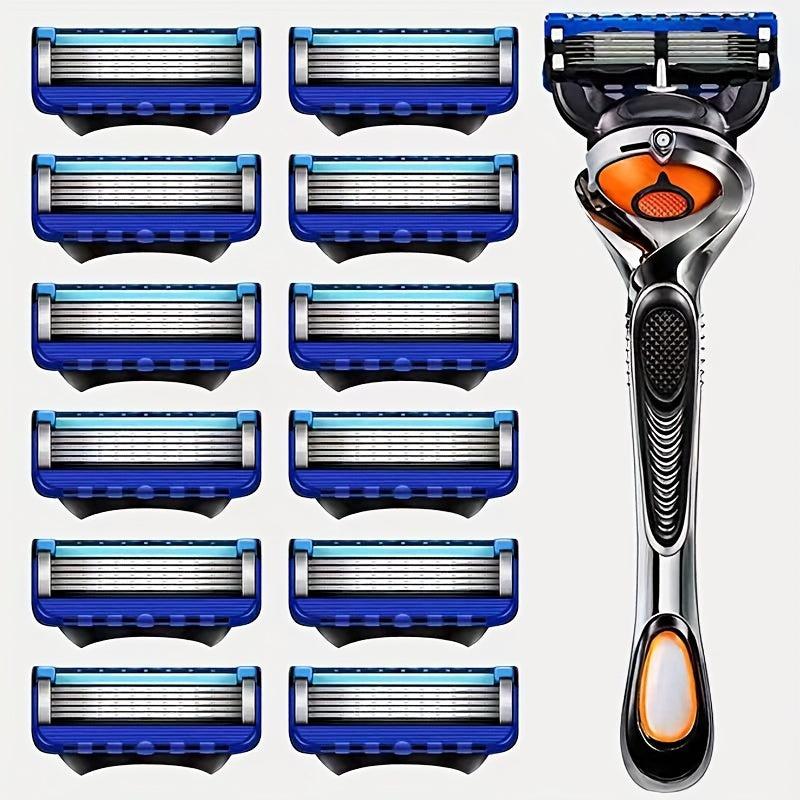 Sharp 5 Layer Razor Blades Replacement for Wet Shaving Safety Razor