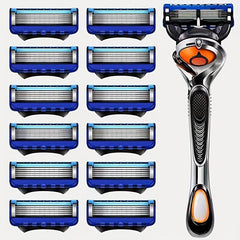 Sharp 5 Layer Razor Blades Replacement for Wet Shaving Safety Razor