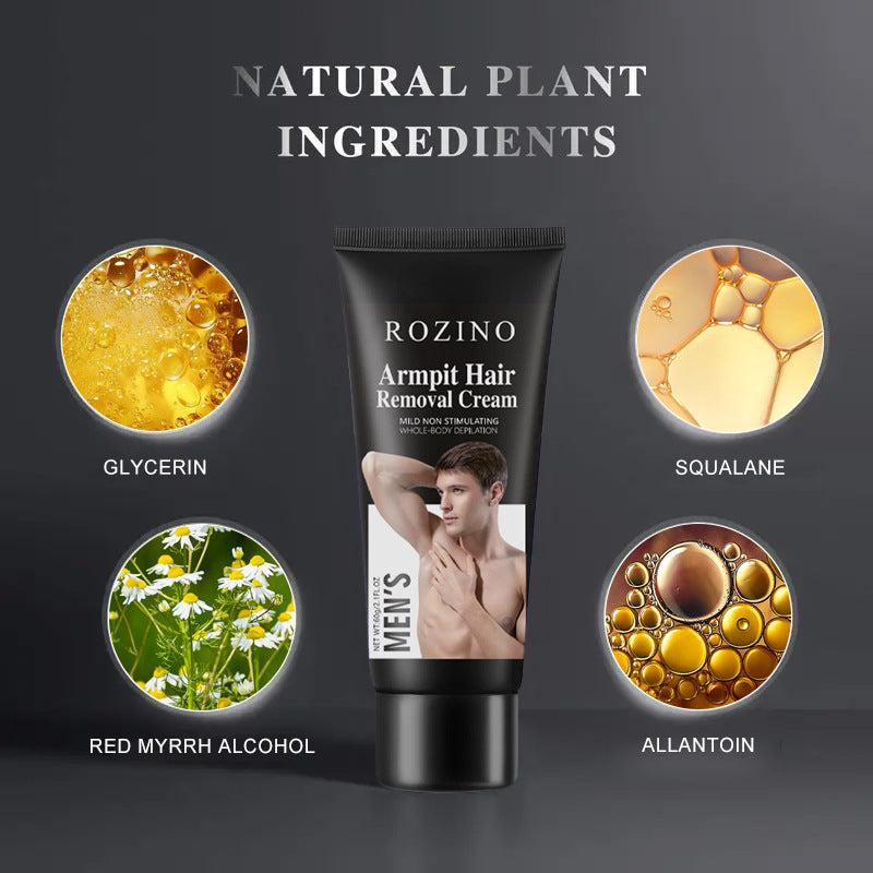 Hair Removal Cream for Men & Women - Skin Friendly Painless Hair Remover Cream